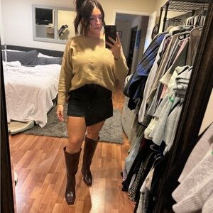 Red Vince Camuto sangetti extra wide calf boot